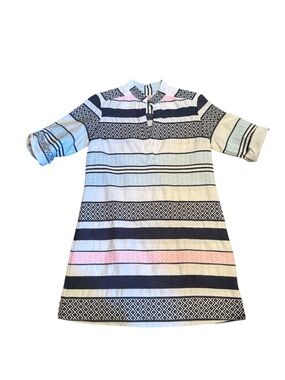 Hutch Light Blue and Navy Striped Top
